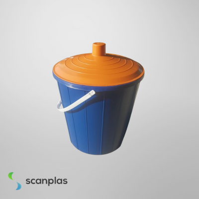 Tacho de Basura con Tapa a Color