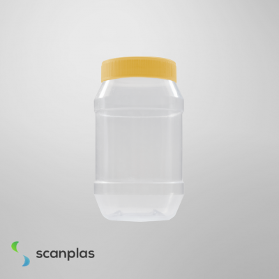 Pote con tapa a presión y precinto de seguridad 1kg