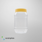 Pote con tapa a presión y precinto de seguridad 1kg